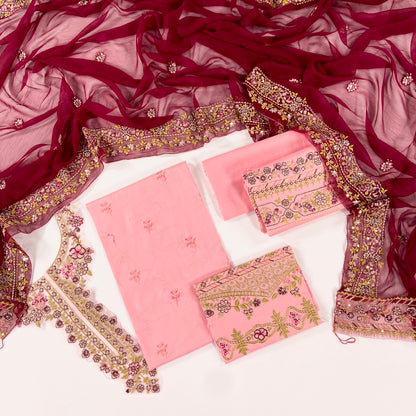 Agha Noor Luxury Embroidered Lawn 3PC