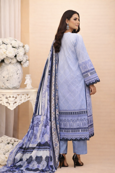 Aangan Digital Printed Lawn 3PC