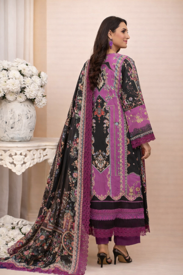Aangan Digital Printed Lawn 3PC