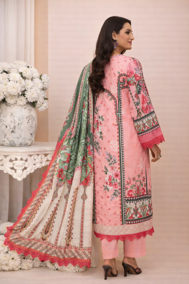 Aangan Digital Printed Lawn 3PC