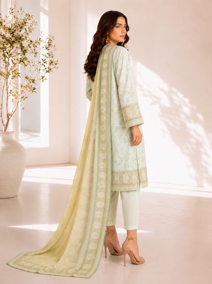 Bin Saeed Digital Printed Lawn 3PC
