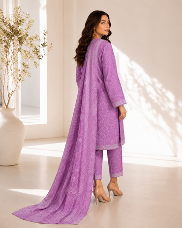 Bin Saeed Digital Printed Lawn 3PC