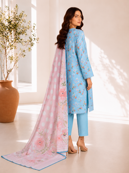 Bin Saeed Digital Printed Lawn 3PC
