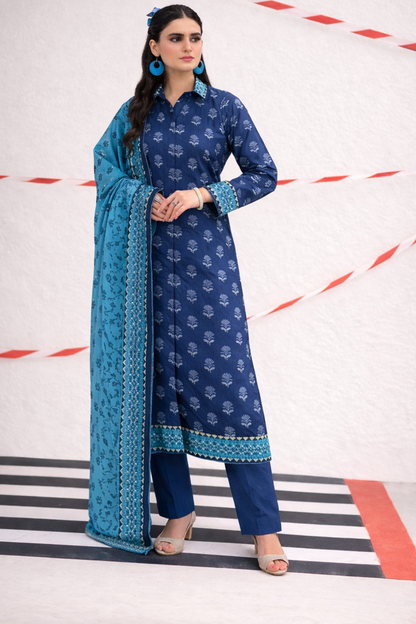 Zesh Airjet Printed Lawn 3PC
