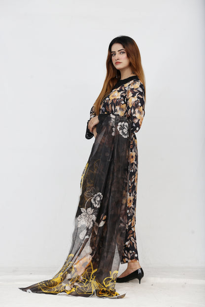 Baroque By Anaya Noor Embroidered 3PC