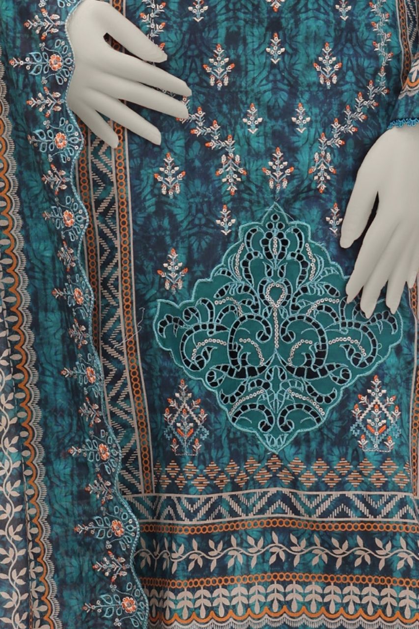 Almeerah Emb With Cutwork Dupatta Lawn 3PC