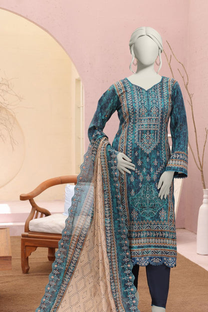 Almeerah Emb With Cutwork Dupatta Lawn 3PC