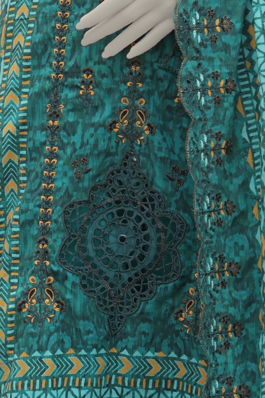 Almeerah Emb With Cutwork Dupatta Lawn 3PC