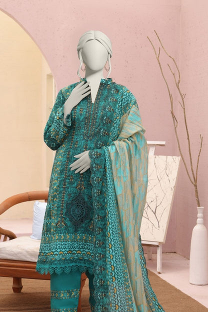 Almeerah Emb With Cutwork Dupatta Lawn 3PC
