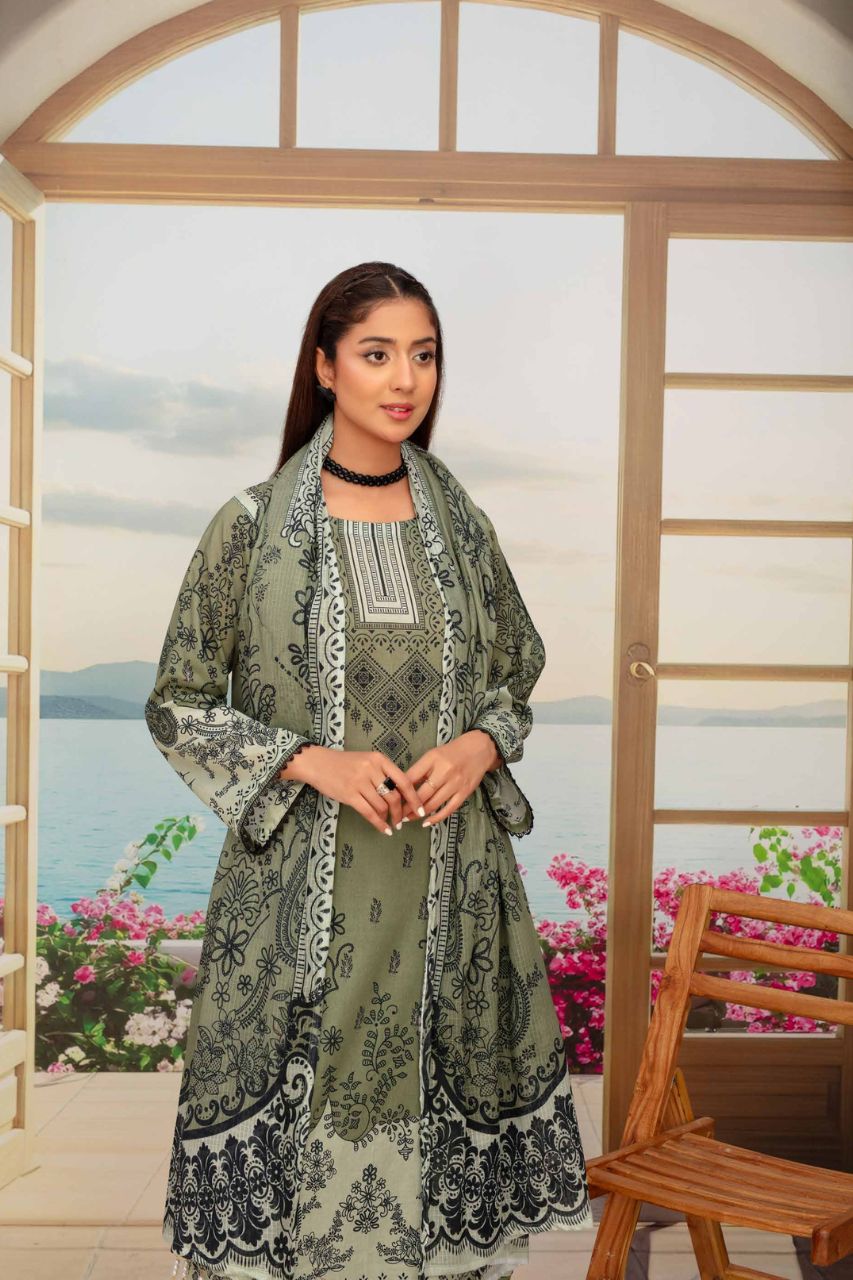 Fabiha By Feroza Digital Printed Lawn 3PC
