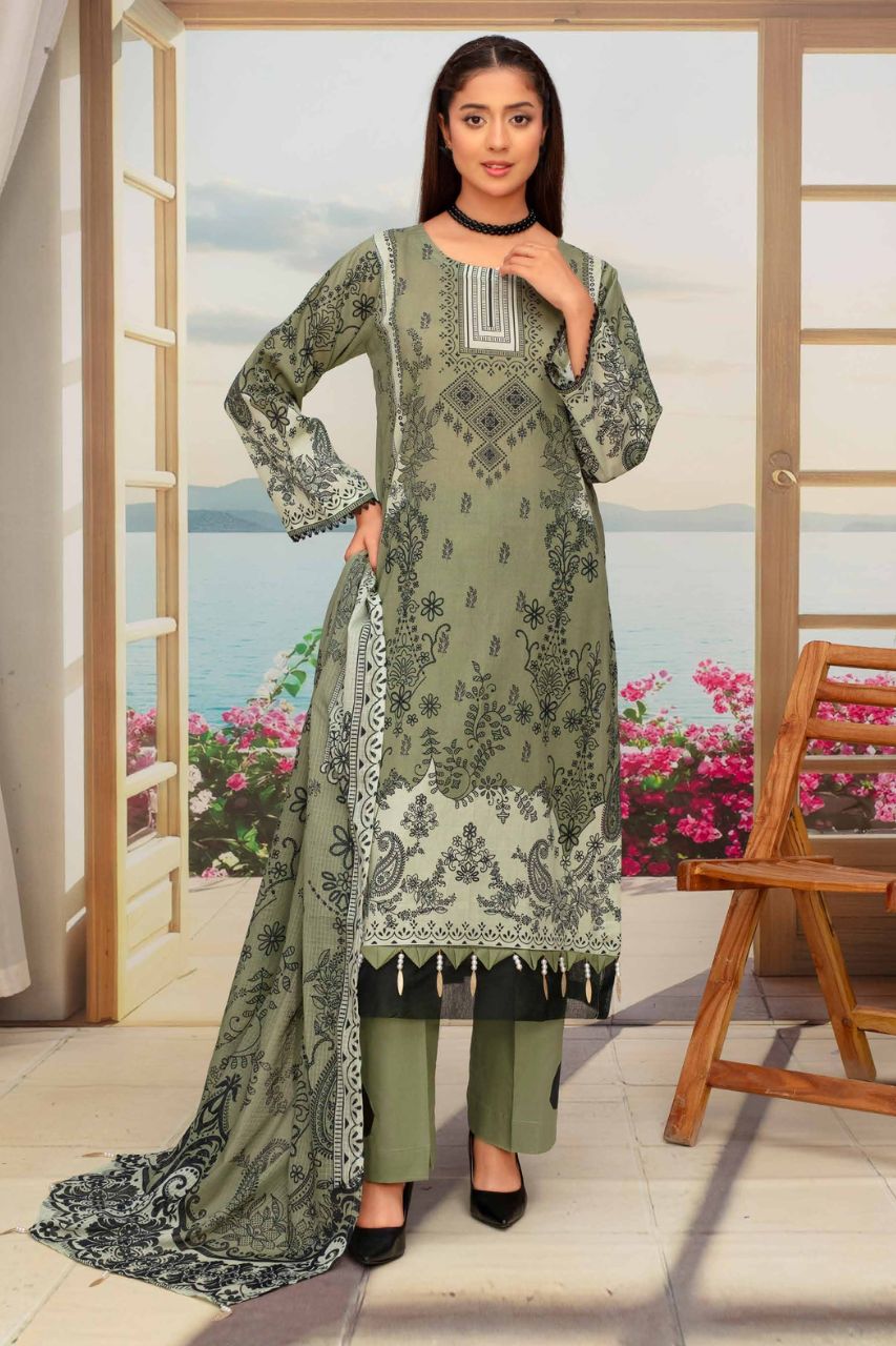 Fabiha By Feroza Digital Printed Lawn 3PC