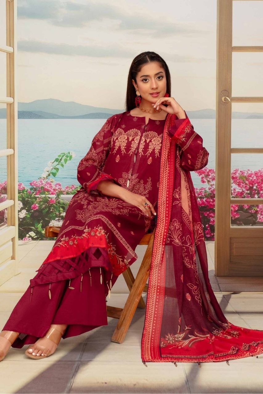 Fabiha By Feroza Digital Printed Lawn 3PC