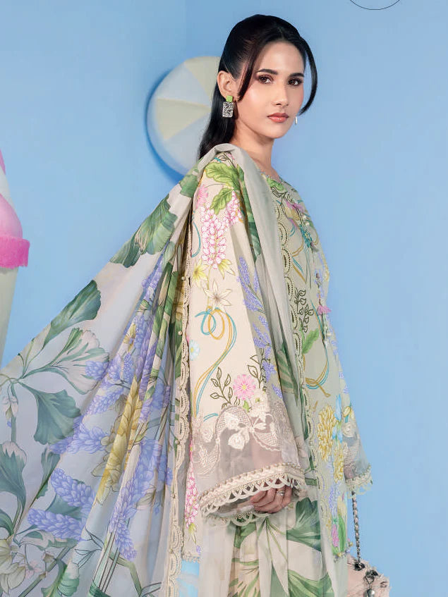 M/Basics By Maria B Digital Printed Lawn 3PC