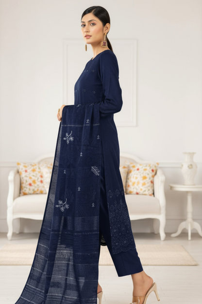 Signature By Dor Emb Winter Wool 3PC