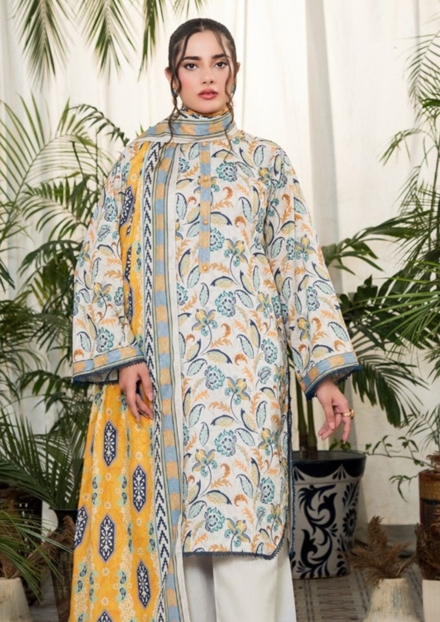Dabiha Printed Lawn 3PC