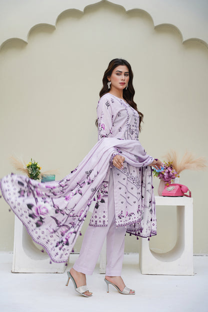 Cora By Anaya Noor Emb Karandi 3-PC