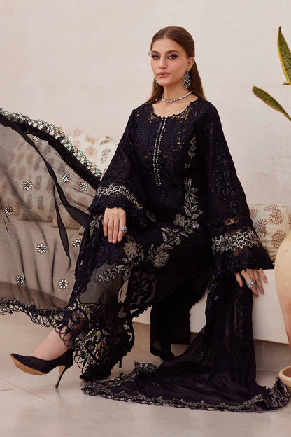 Bin Ilyas Cambric Embroidered 3PC