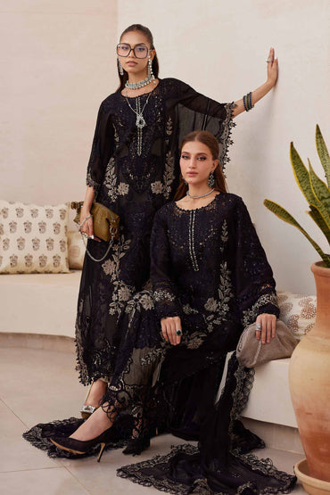 Bin Ilyas Cambric Embroidered 3PC