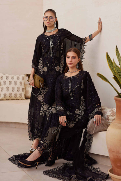 Bin Ilyas Cambric Embroidered 3PC