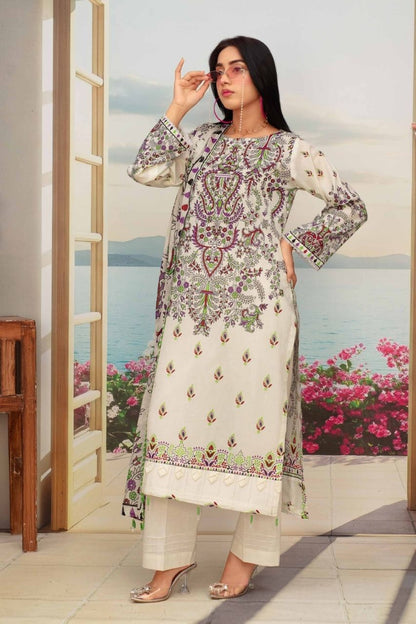 Fabiha By Feroza Digital Printed Lawn 3PC
