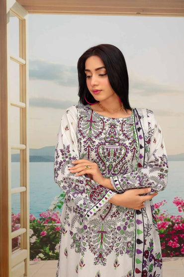 Fabiha By Feroza Digital Printed Lawn 3PC