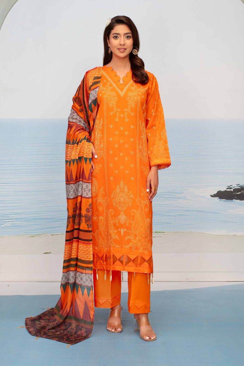 Fabiha By Feroza Digital Printed Lawn 3PC