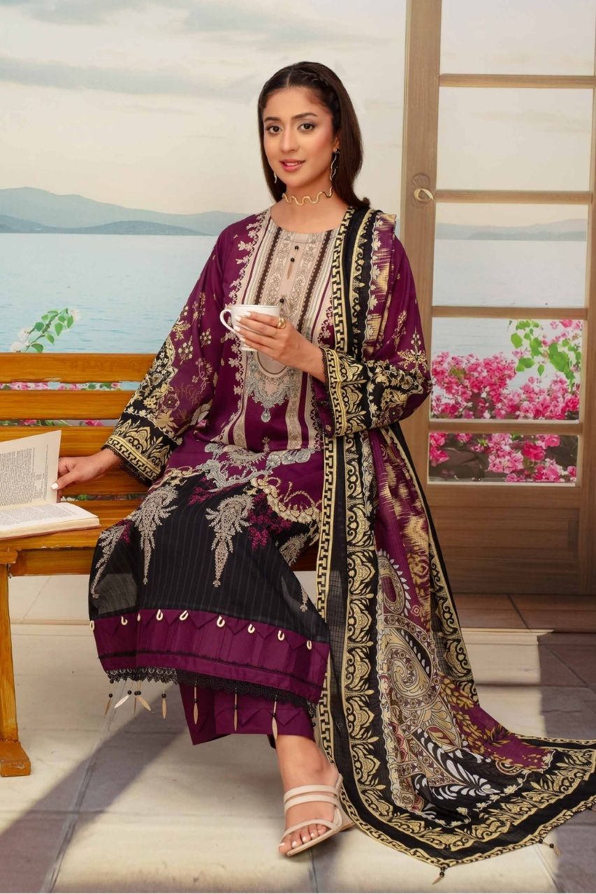 Fabiha By Feroza Digital Printed Lawn 3PC