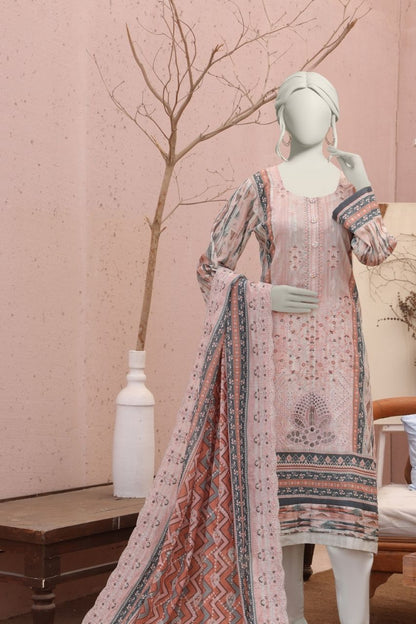 Almeerah Emb With Cutwork Dupatta Lawn 3PC