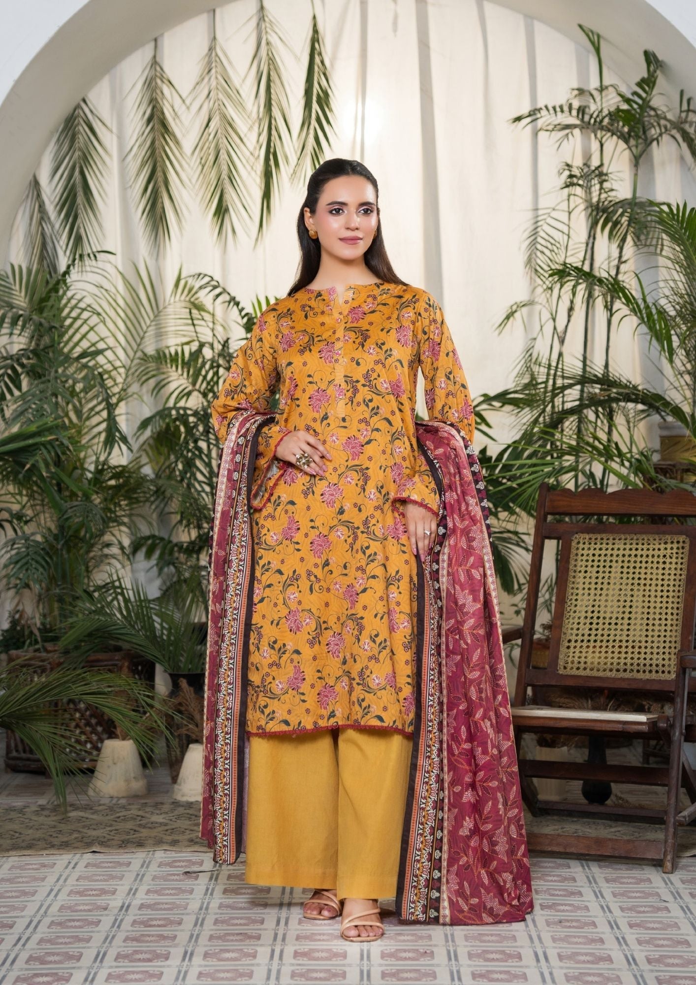 Dabiha Printed Lawn 3PC