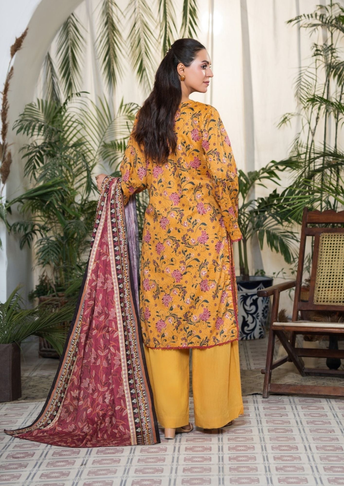 Dabiha Printed Lawn 3PC