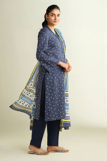 Kayseria Digital Printed Cambric Cotton 3PC