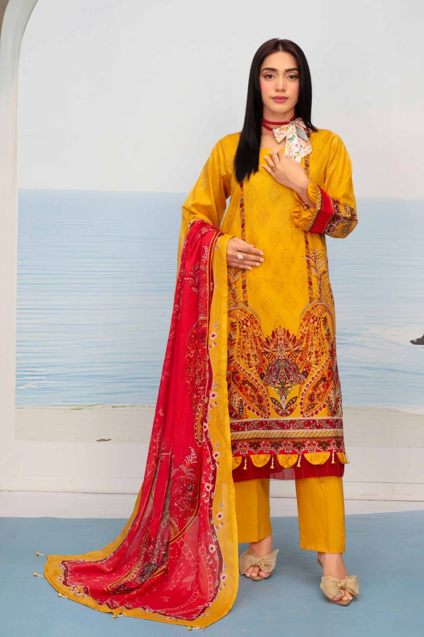 Fabiha By Feroza Digital Printed Lawn 3PC