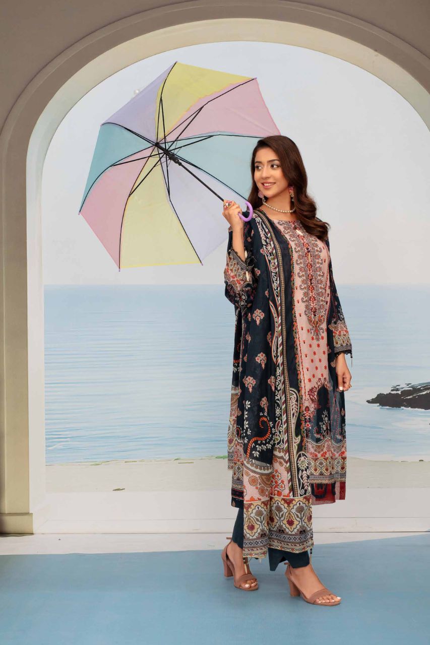 Fabiha By Feroza Digital Printed Lawn 3PC