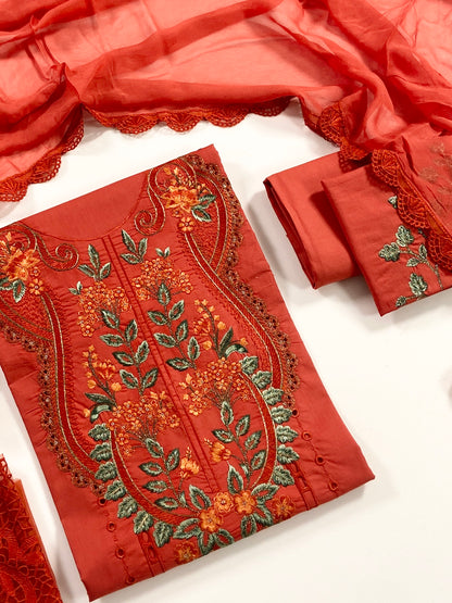 Maria B Luxury Embroidered Lawn 3PC