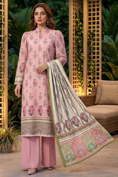 Mashaim Digital Printed Lawn 3PC