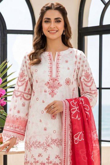 Maahru By Anaya Noor Digital Printed Lawn With Patches 3PC