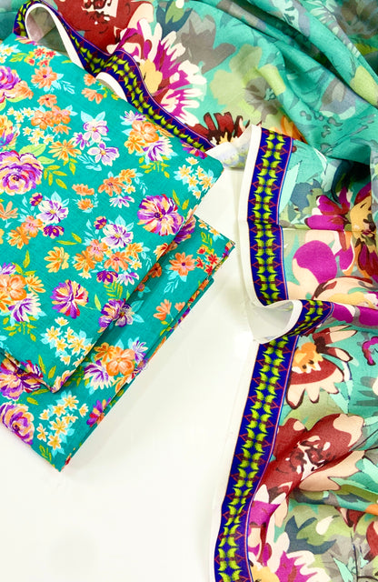 Bareeza Printed Khaddar 3PC