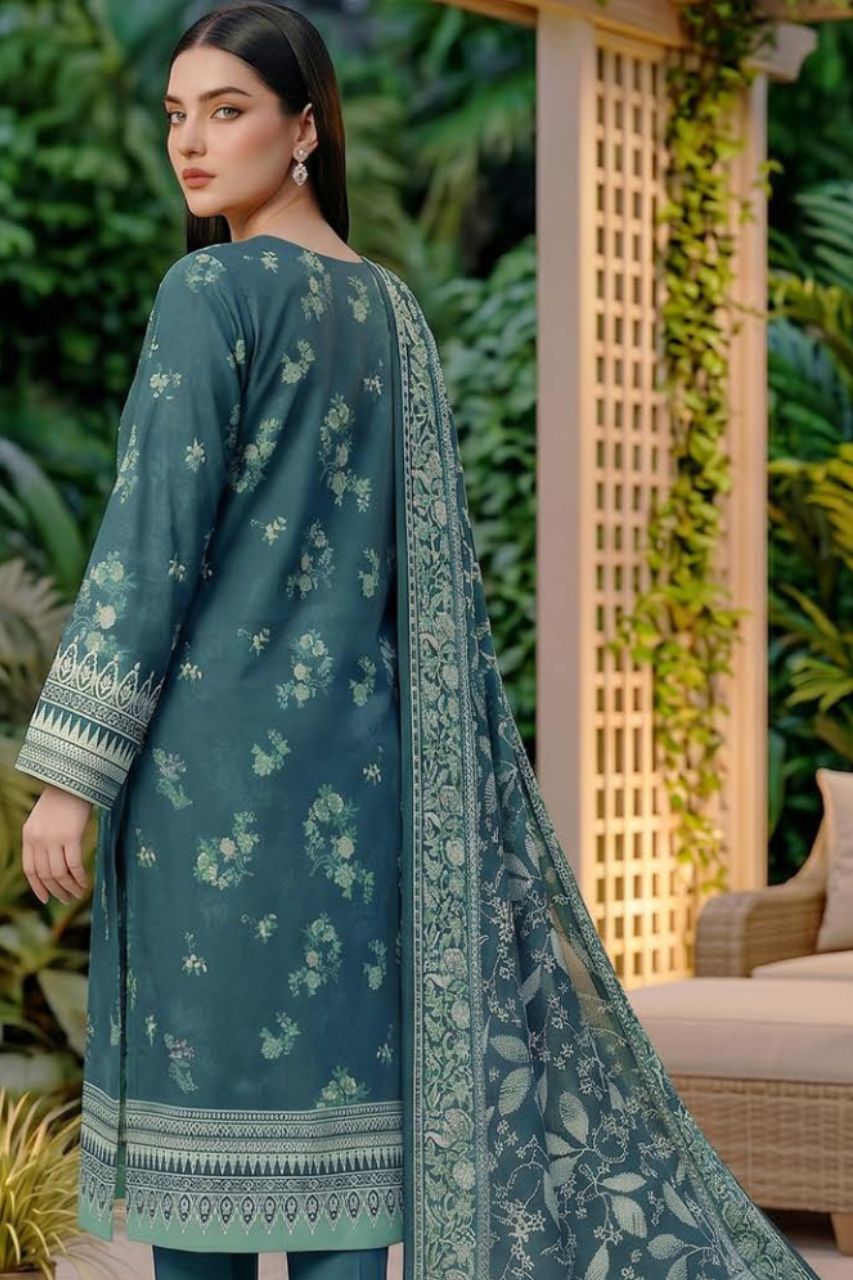 Mashaim Digital Printed Lawn 3PC