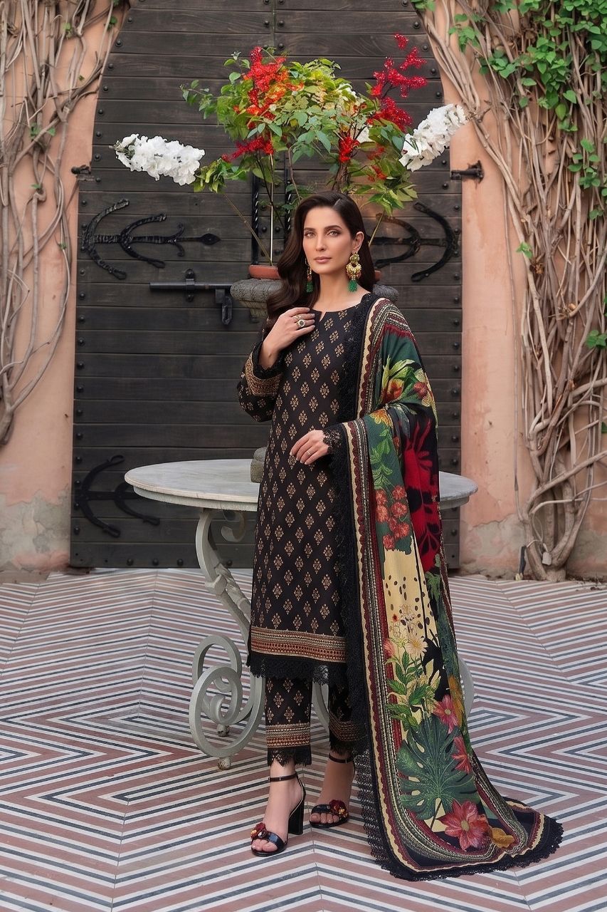 Reemse Digital Printed Banadora Lawn 3PC