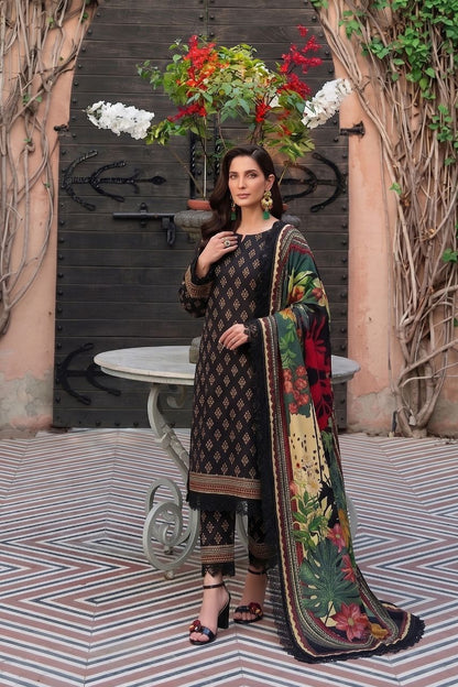 Reemse Digital Printed Banadora Lawn 3PC