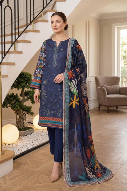 Ravish By Anaya Noor Printed & Emb Lawn 3PC
