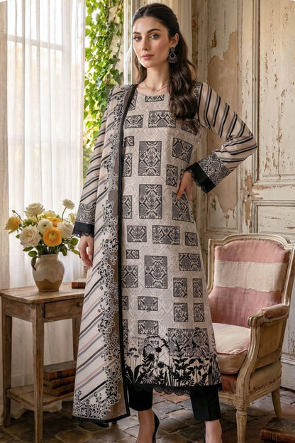 Ladly By Sonu Ali Digital Printed Lawn 3PC