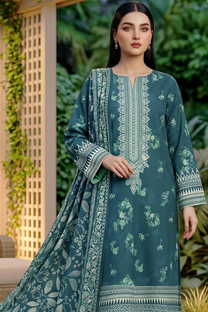 Mashaim Digital Printed Lawn 3PC