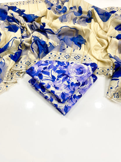 Elegance By Anaya Noor Printed Khaddar 3PC