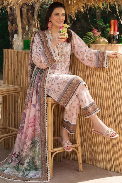 Reemse Digital Printed Banadora Lawn 3PC