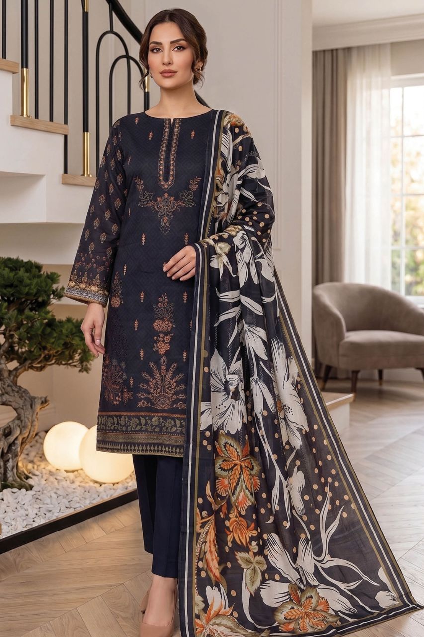 Ravish By Anaya Noor Printed & Emb Lawn 3PC