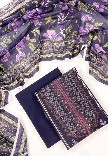 Belleza Digital Printed Lawn 3PC