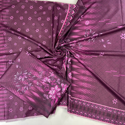Digital Printed Wool Dhanak-Shirt