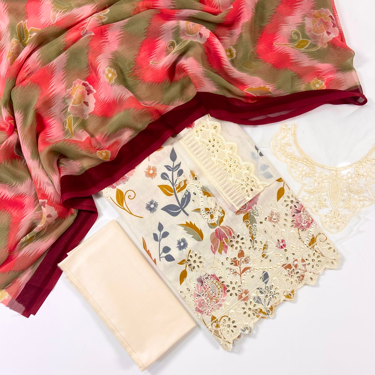 Izel Emb Luxury Lawn 3PC
