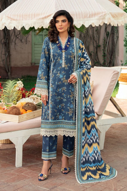 Reemse Digital Printed Banadora Lawn 3PC